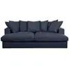 Image de Canape droit fixe bleu 3 pl BOBOCHIC X CONFORAMA SIMEON
