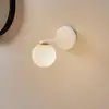 Image de SIGMA Applique murale Gama en blanc avec boule en verre