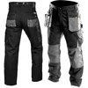 Image de Neo Tools Pantalon de Travail Professionnel Multifonction Pantalon de sécurité avec Renforts en Tissu Oxford, Poches renforcées, Coutures triples, Trous pour genouillères, vêtements de Travail Taille