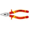 Image de Neo Tools Pince à bec plat 160 mm 01-223, pour travaux électriques jusqu'à 1000 V, poignées bicomposantes, acier CrV (180 mm)