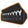 Image de NEO TOOLS Jeu de 8 clés à fourche double ultra fines 5,5 x 27 x 3 mm, en acier au carbone trempé, inoxydable, tailles : 5,5 x 7 mm, 8 x 9 mm, 10 x 12 mm, 11 x 13 mm, 14 x 17 mm, 16 x 18 mm, 19 x 21