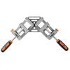 Image de NEO TOOLS Tendeur d'angle à double poignée - Pince d'angle - Pince d'angle - Pince d'angle à 90° - Pince à angle droit pour bois, travail du bois, aluminium, pinces à souder d'angle, support réglable