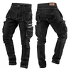 Image de Neo Tools Pantalon de Travail en Denim pour Homme - Noir - Taille XS à 3XL - Pantalon de Travail résistant et Universel avec 2% élasthanne, 98% Coton, Denim Noir., L
