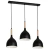 Image de Lampe suspendue avec fil NOAK WOOD 3xE27/60W/230V