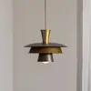 Image de Luminex Suspension Plato, couleur titane/dorée, Ø 34 cm, acier