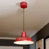 Image de Luminex Suspension CLASS, rouge/blanc, Ø 36 cm, métal