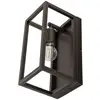 Image de Luminex Applique murale Frame, couleur titane-doré, hauteur 30 cm, acier