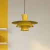 Image de Luminex Suspension Plato, jaune moutarde, métal, Ø 38 cm, E27