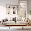 Image de Luminex Suspension Sven, 3 lampes, beige, acier
