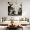 Image de Luminex Suspension Sven, 4 lampes, beige, acier