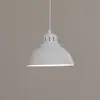 Image de Luminex Suspension Sven, 1 lampe, blanc, acier, E27