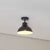 Image de Luminex Plafonnier Sven, à 1 lampe, noir, acier, E27