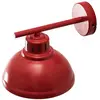 Image de Luminex Applique murale Sven, à 1 lampe, rouge, acier, E27