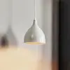 Image de Luminex Suspension Nanu en métal gris clair à 1 lampe