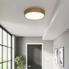 Image de TEMAR LIGHTING Plafonnier Cleo, Ø 48 cm, 4 lampes, bois de chêne, E27