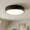 Image de TEMAR LIGHTING Plafonnier Cleo, Ø 40 cm, IP20, noir, métal, E27