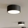 Image de TEMAR LIGHTING Plafonnier Cleo, Ø 20 cm, IP20, noir, métal, E27