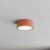 Image de TEMAR LIGHTING Plafonnier Cleo 200, cuivre, capteur, IP54, Ø 20 cm, métal