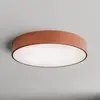 Image de TEMAR LIGHTING Plafonnier Cleo 500, cuivre, capteur, IP54, Ø 50 cm, métal