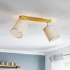 Image de BRITOP Spot pour plafond Corralee, gris, à 2 lampes