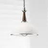 Image de Lamkur Suspension Ilsa, blanc/argent, Ø 30 cm, réglable en hauteur