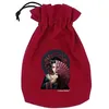 Image de Q-Workshop Anne Stokes Dice Pouch : Geisha Skull
