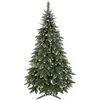 Image de SPRINGOS Sapin de Noël Artificiel Premium 220 cm Pin Diamant avec Neige Artificielle et Vrais cônes Aspect Hivernal