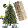 Image de SPRINGOS Sapin de Noël artificiel en épicéa du Caucase 150 cm