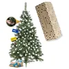 Image de Sapin de Noël artificiel en pin diamanté 120 cm enneigé Springos