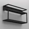Image de Luminex Applique murale Shelf, noir, acier, longueur 60 cm, 1 x LED