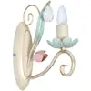 Image de Luminex Applique murale Florina avec décor floral, à 1 lampe