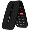 Image de Maxcom MM828 Téléphone Portable Flip Phone 4G Volte Ecran 2.4" Facile à Lire Bouton SOS Longue Durée de Vie de la Batterie Double SIM Débloqué et sans SIM USB-C Noir