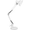 Image de Virone DEON Lampe De Bureau Culot E27 Haute Acier - vendue sans ampoule (blanc)