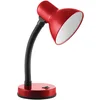 Image de Virone FUPI Lampe de Bureau 10W E27 Acier + Plastique Bras Reglable Source Lumineuse Remplaçable (rouge)