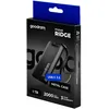 Image de GoodRam   Disque Dur Externe SSD 1To   USB 3.2 Gen. 2x2 Type-C   Move Ridge Black   Vitesse de Lecture Jusqu’à 2000 Mo/s, Vitesse d’Écriture Jusqu’à 2000 Mo/s   Boîtier Métallique   75×32×9,5 mm