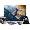 Image de Good Loot The Witcher 3 : Wild Hunt Gryffin Fight - 1000 pièces - pour Adultes et Enfants à partir de 14 Ans - 68 x 48 cm Affiche de Puzzle pour Jeux et Sac de Transport - Marchandises The Witcher