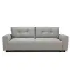 Image de Canapé droit convertible 4 places NOLO EW coloris gris