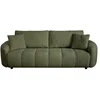 Image de Canape droit convertible vert 3 places