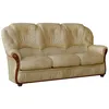 Image de Vente-unique - Canapé 3 Places 100% Cuir de Buffle Beige Daphne