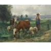 Image de DToys Julien Dupré: Bergère avec son Troupeau