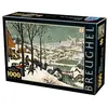 Image de Puzzle 1000P P. BRUEGHEL Chasseurs Neige D-TOYS