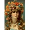 Image de Roovi Fille avec Couronne de Fleurs