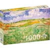 Image de Puzzle 1000 pièces pour Adultes - La Plaine d'Auvers, Van Gogh, impressionnisme | Finition Mate antireflet | Puzzle Amusant et exigeant | 68 x 48 cm | Cadeau Original | Enjoy