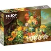 Image de Puzzle de 1000 pièces - Finition mate, toucher doux, pièces robustes et uniques, ajustement serré, couleurs vives, service de pièces manquantes - Fruit et fleur - Vie d'allaitement - Cordonnier Famous