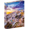 Image de Puzzle Jigsaw de 1000 pièces pour adultes   Finition mate, toucher doux, pièces solides et uniques, ajustement serré, couleurs vives, service Missing Pieces   Santorini Idyllic Greek Island Landscape