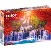 Image de Puzzle 1000 pièces pour Adultes - Cascade en Thaïlande, Paysage d'automne | Finition Mate antireflet | Puzzle Amusant et exigeant | 68 x 48 cm | Cadeau Original | Enjoy