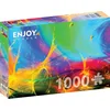 Image de Puzzle 1000 pièces pour Adultes - Fractales Arc-en-Ciel Multicolores abstraites | Finition Mate antireflet | Puzzle Amusant et exigeant | 68 x 48 cm | Cadeau Original | Enjoy