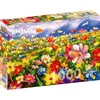 Image de Puzzle de 1000 pièces - Fleur colorée prairie