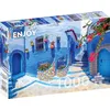 Image de Puzzle 1000 pièces pour Adultes - Ville aux Maisons et ruelles Bleues, Maroc | Finition Mate antireflet | Puzzle Amusant et exigeant | 68 x 48 cm | Cadeau Original | Enjoy