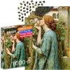 Image de Puzzle 1000 pièces pour Adultes - L'âme de la Rose, Waterhouse, Art Victorien | Finition Mate antireflet | Puzzle Amusant et exigeant | 68 x 48 cm | Cadeau Original | Enjoy